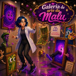 A galeria de arte da Malu